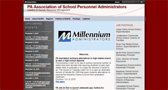 Desktop Screenshot of paspa.org
